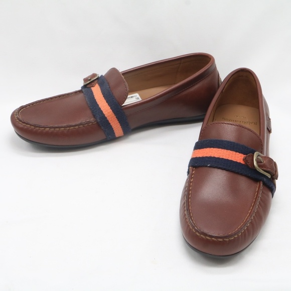 Polo Ralph Lauren Men's Riali Drivers Leather Loafer Shoes - Picture 7 of 10